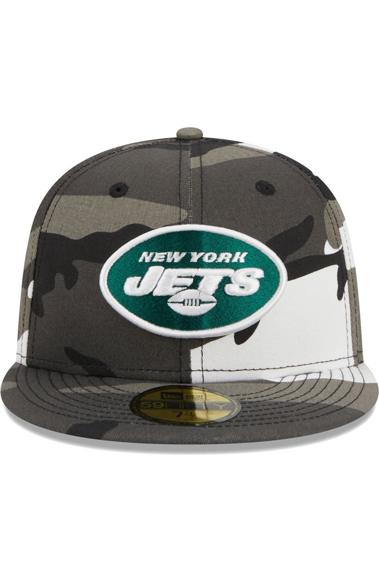 New Era Men's New Era New York Jets Urban Camo 59FIFTY Fitted Hat, Alternate, color, Camo