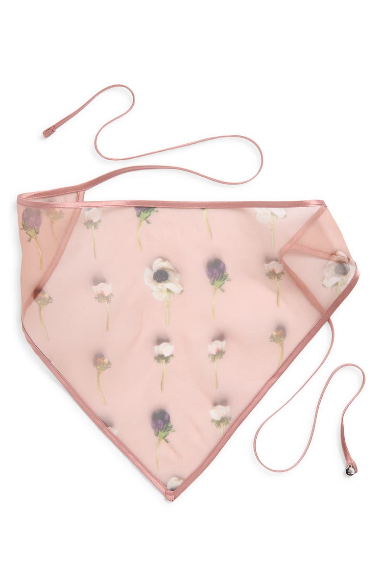 LELET NY Audrey Embroidered Bandana, Alternate, color, Mauve