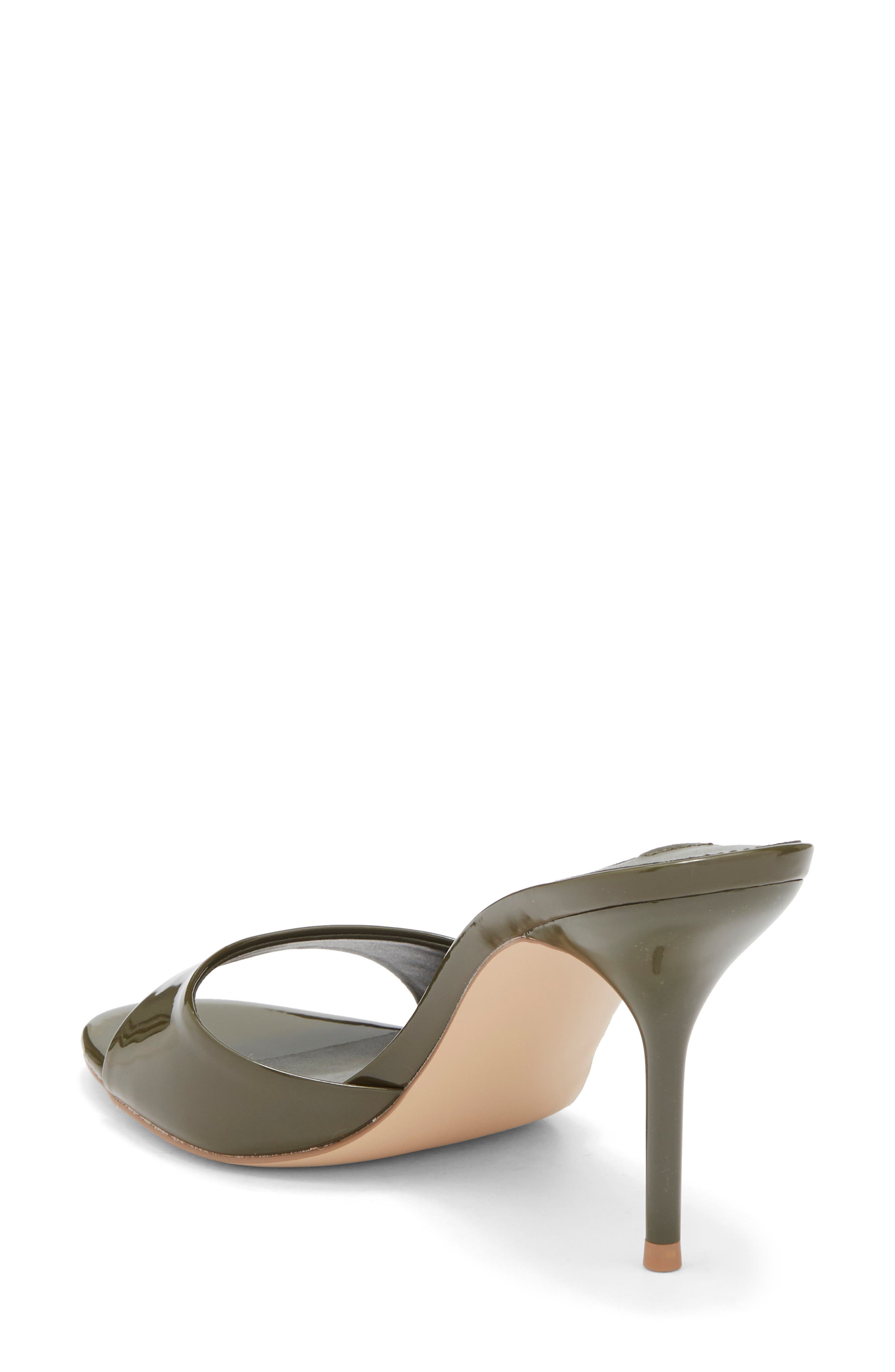 Porcha Stiletto Mule Sandal, Alternate, color, OLIVE