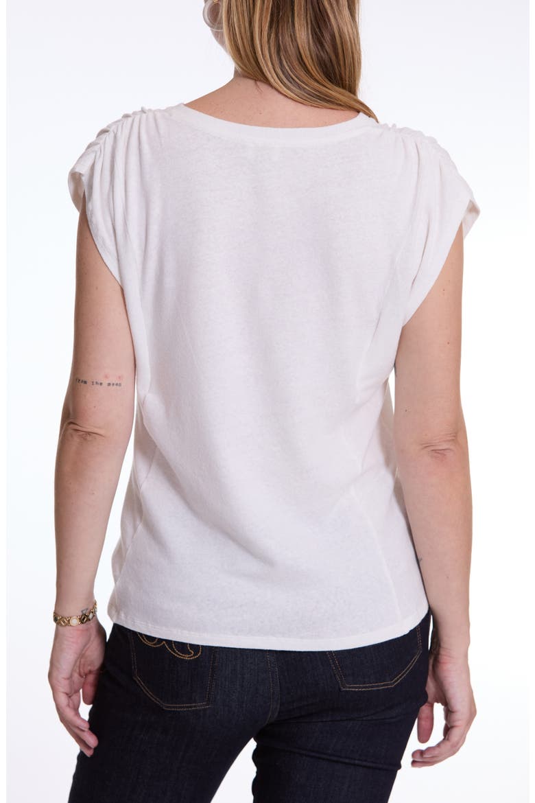 Lucile Maternity and Nursing T-shirt, Alternate, color, NATURAL