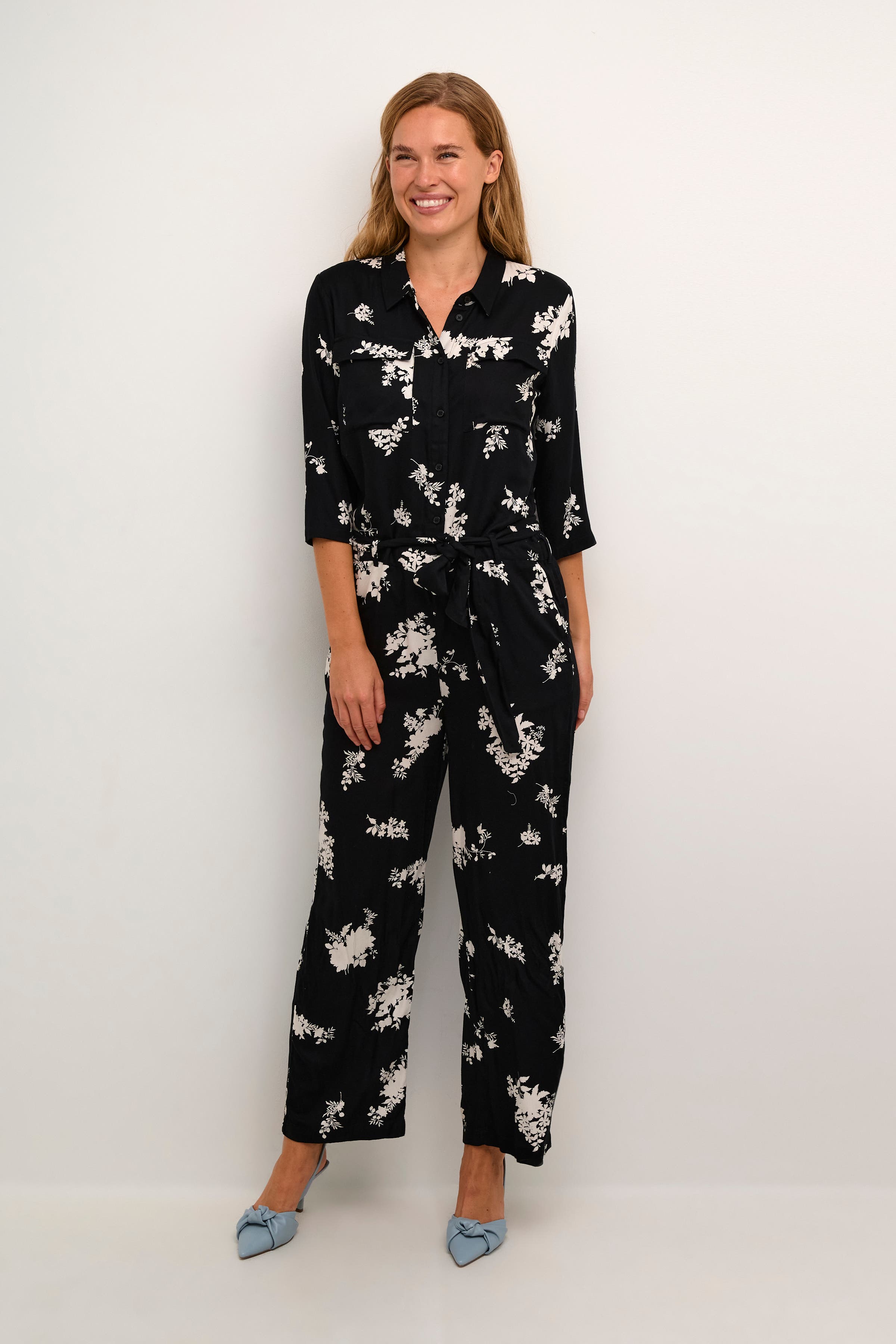 selected Black/White Flower Print