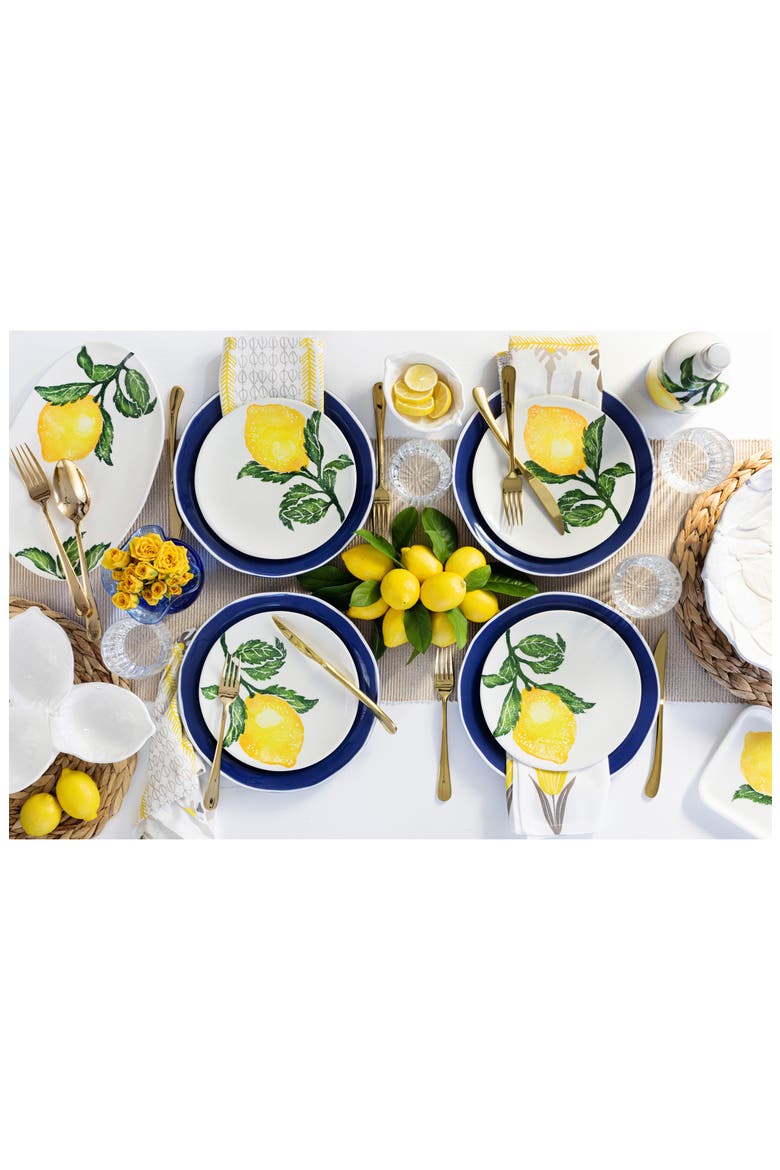 Limoni Rectangular Tray, Alternate, color, YELLOW