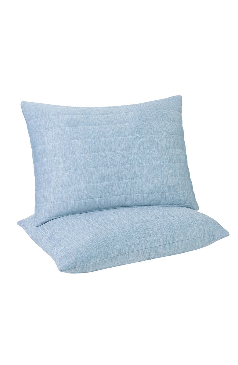 Allied Home Below Zero Quilted Cooling Pillow, Alternate, color, Blue