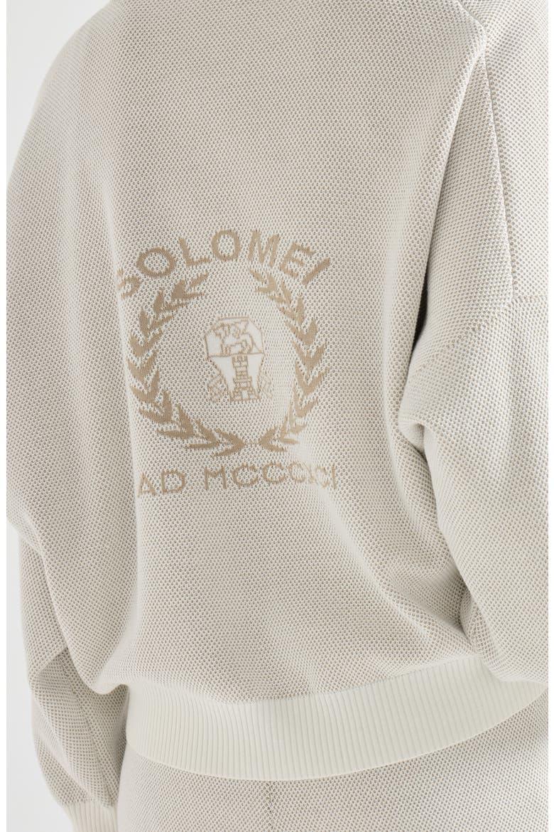 Honeycomb stitch sweatshirt, Alternate, color, Panama