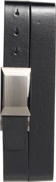Steve Madden Plaque Reversible Leather Belt
