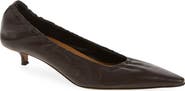ATP ATELIER Petina Leather Pointed Toe Pump