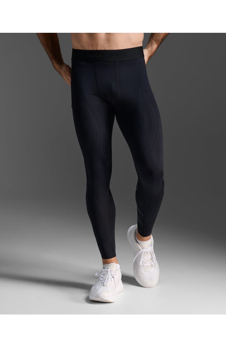 2XU Force Compression Tights, Alternate, color, Black/Nero