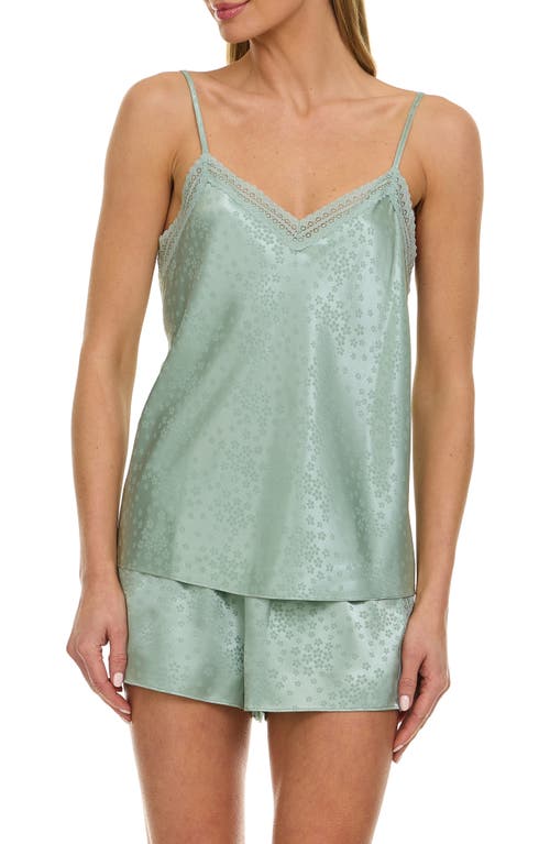 Flora Nikrooz Lilliette Satin Short Pajamas in Sage  product