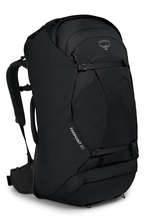 Osprey Farpoint 80-liter Travel Backpack In Black