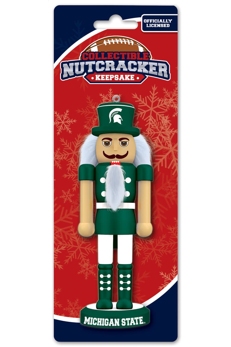 Michigan State Keepsake Nutcracker, Alternate, color, Multicolor