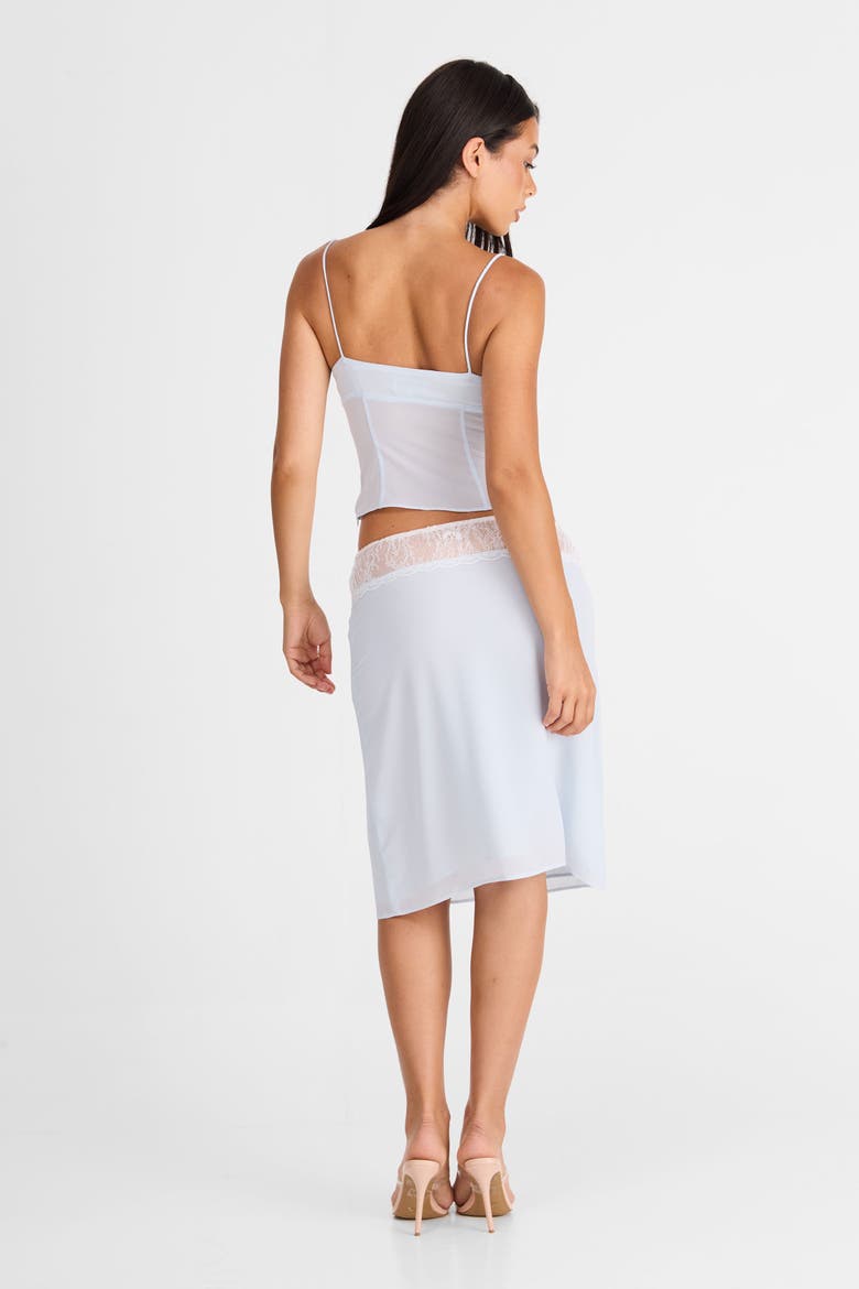 Evangeline Midi Skirt, Alternate, color, Blue