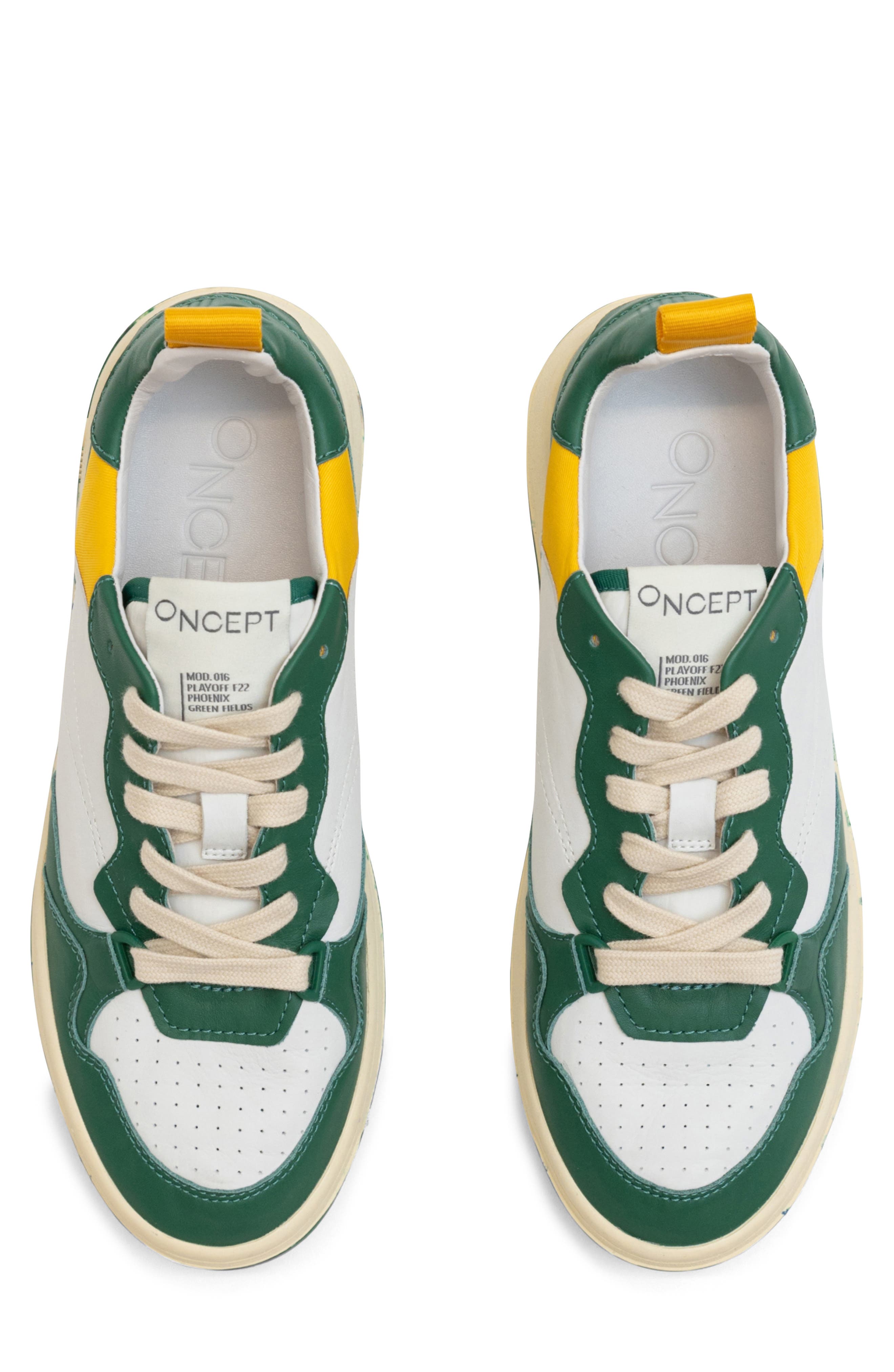 Oncept Phoenix Low Top Sneaker, Alternate, color, Green Fields