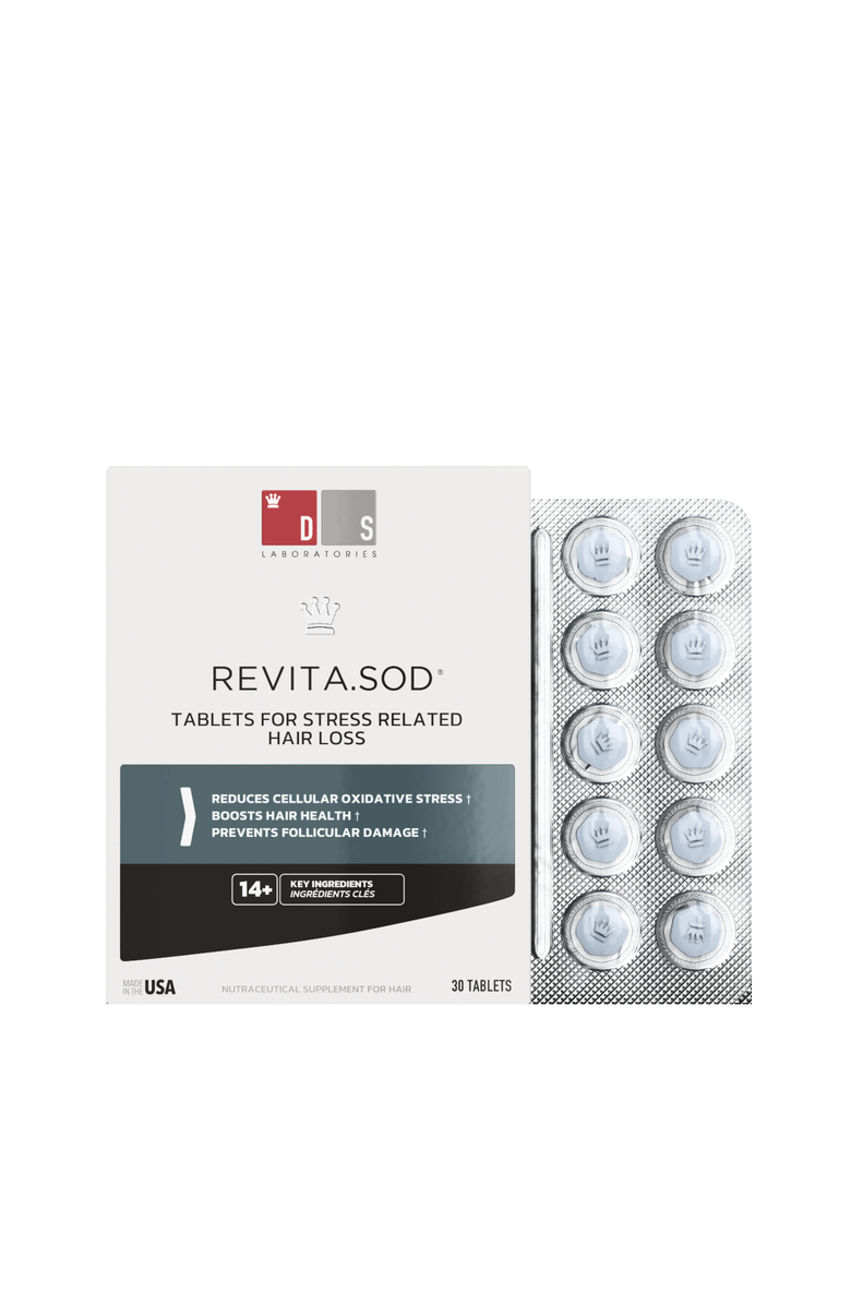 DS Laboratories Revita.SOD Tablets For Hair Growth Support + Antioxidant + Stress Relief, Alternate, color, NO COLOR