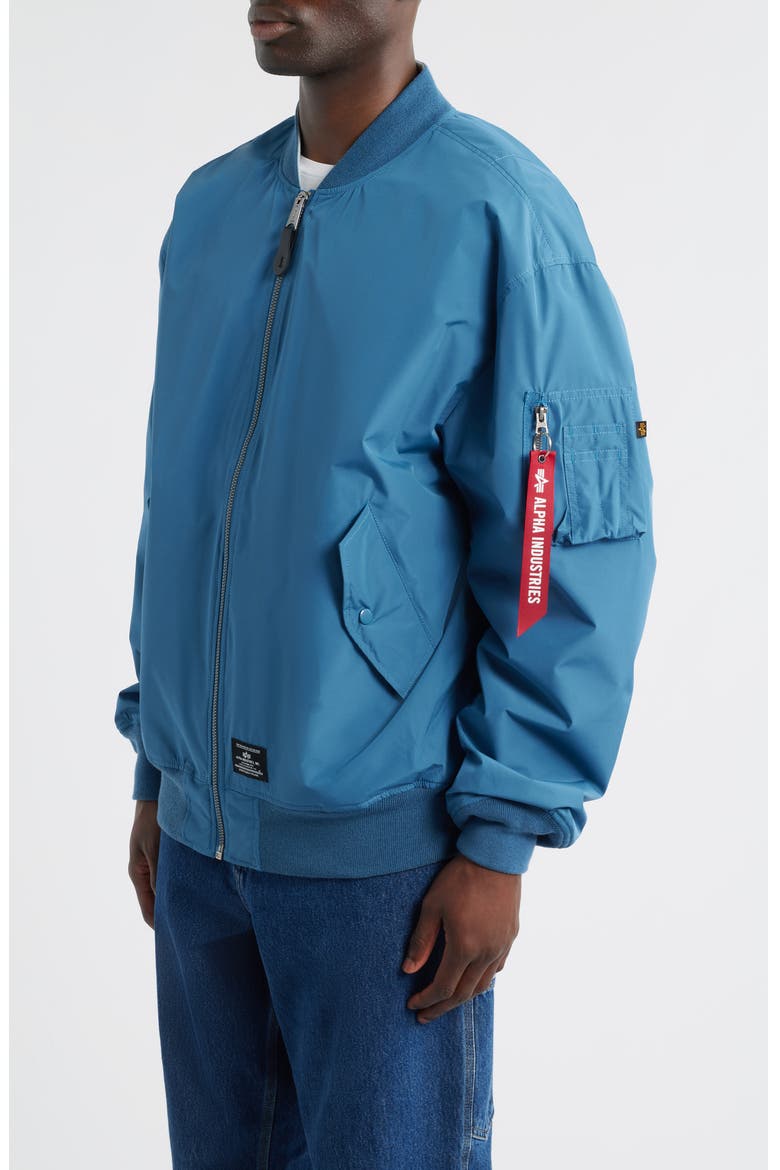 L-2B Oversize Flight Jacket, Alternate, color, DENIM BLUE