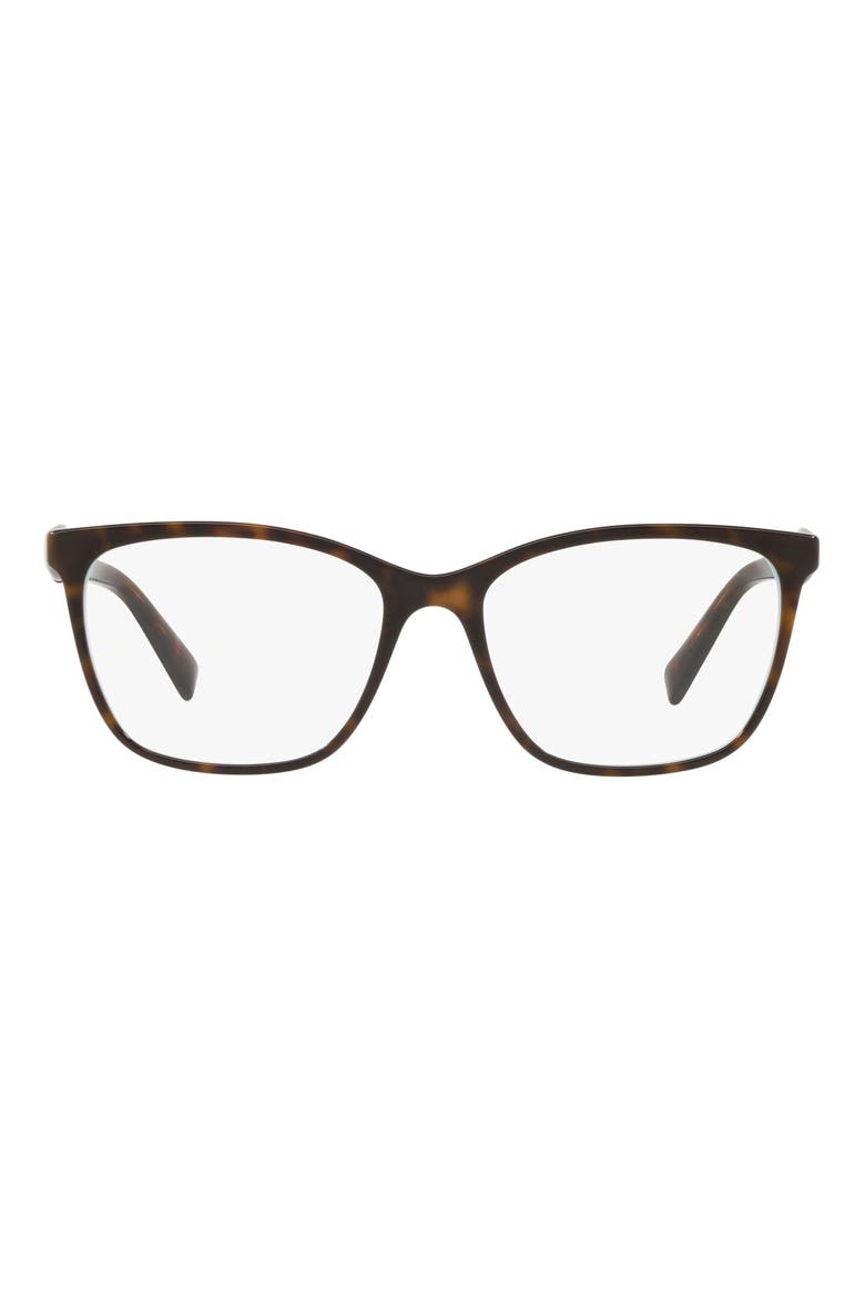 54mm Square Optical Glasses, Main, color, BLUE HAVANA