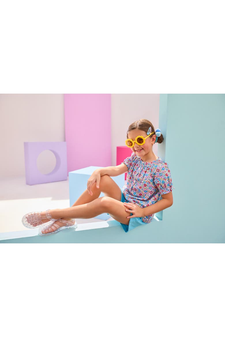 Kids' Floral Millie Top, Alternate, color, Lilac Primrose