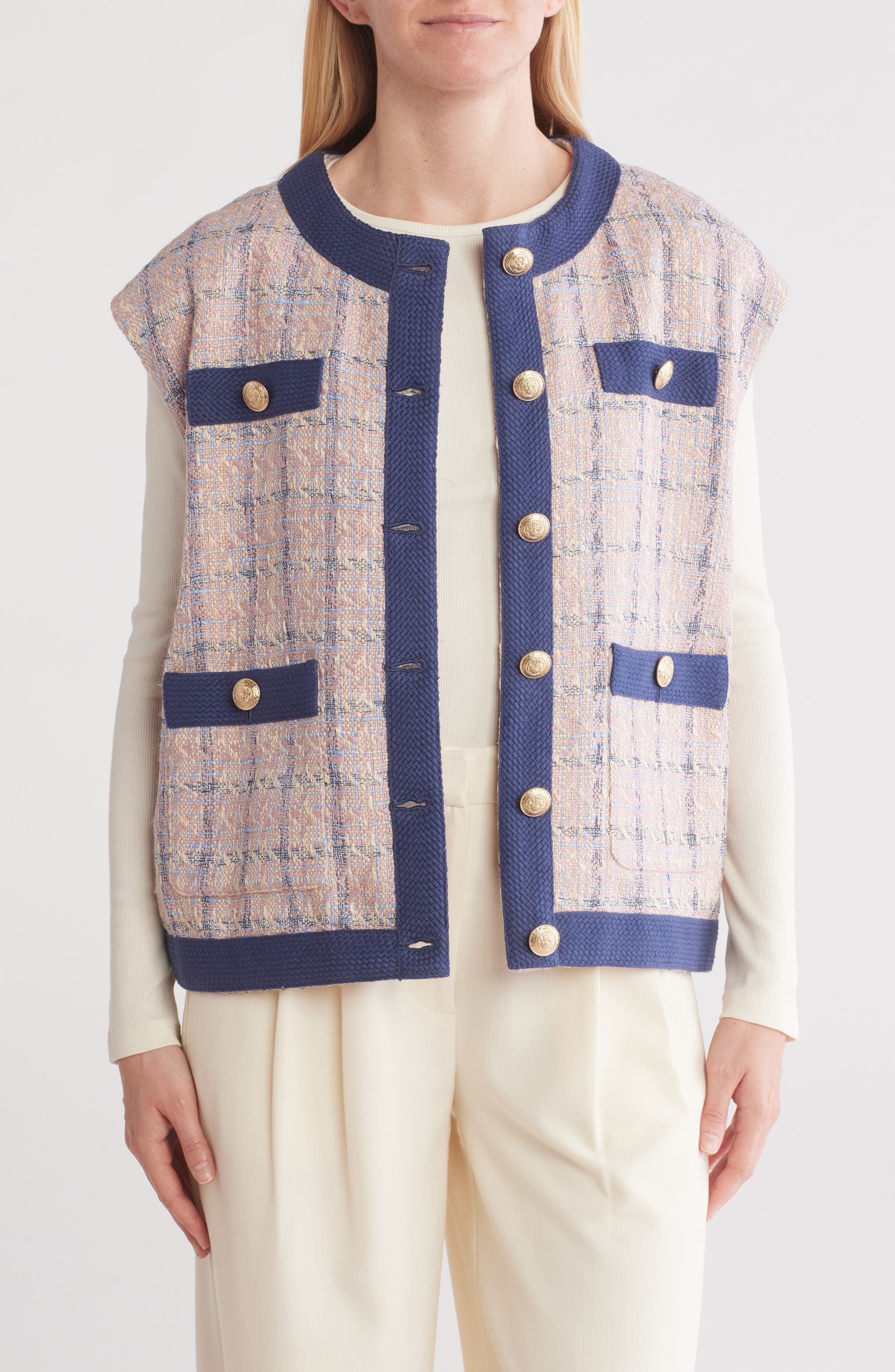 selected TAN/ DUSTY PINK/ BLUE