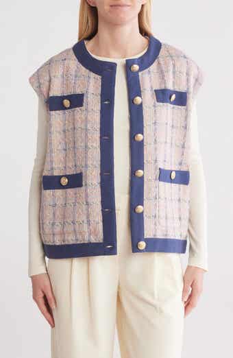 Laurel Oversize Tweed Vest