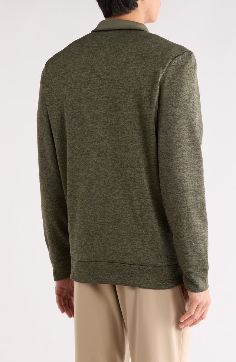 Under Armour Fleece Twist Quarter Zip Pullover, Alternate, color, Marine Od Green