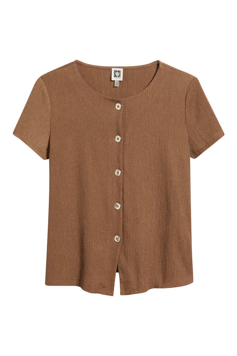 Texture Front Button Top, Alternate, color, MUSHROOM