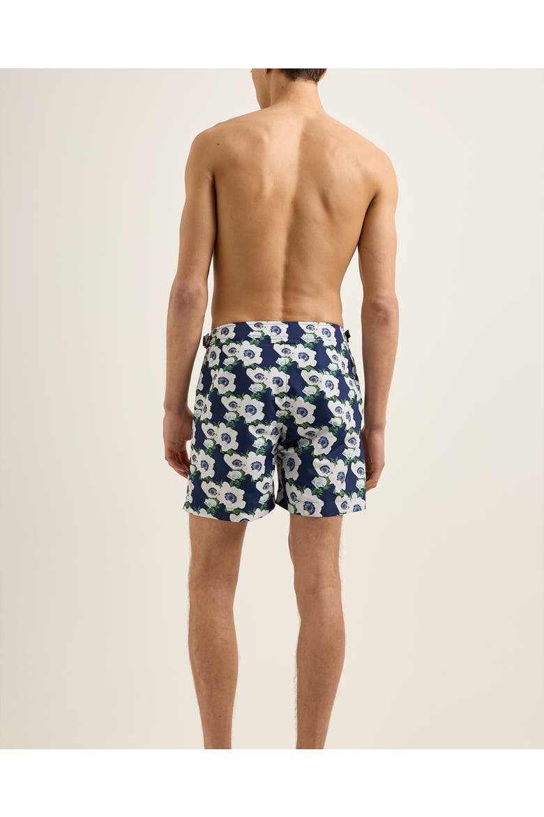 Bulldog Mid-Length Swim Shorts, Alternate, color, NIGHT IRIS