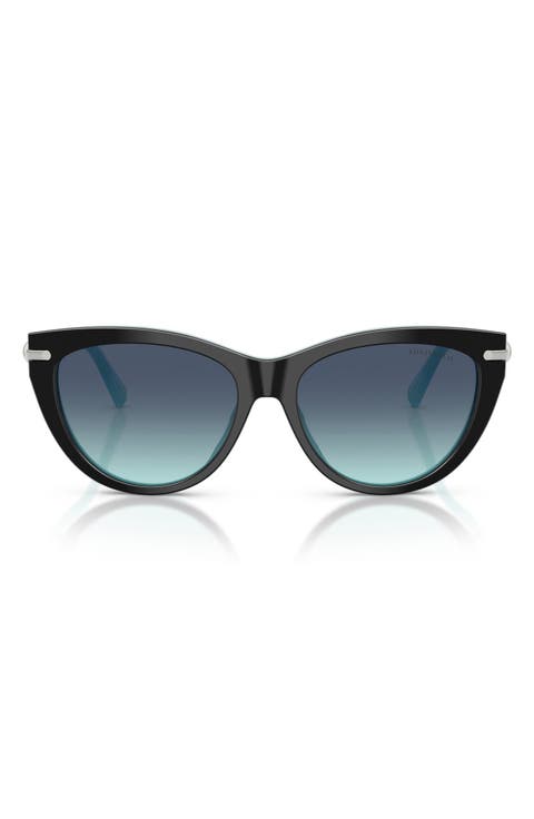 55mm Cat Eye Sunglasses
