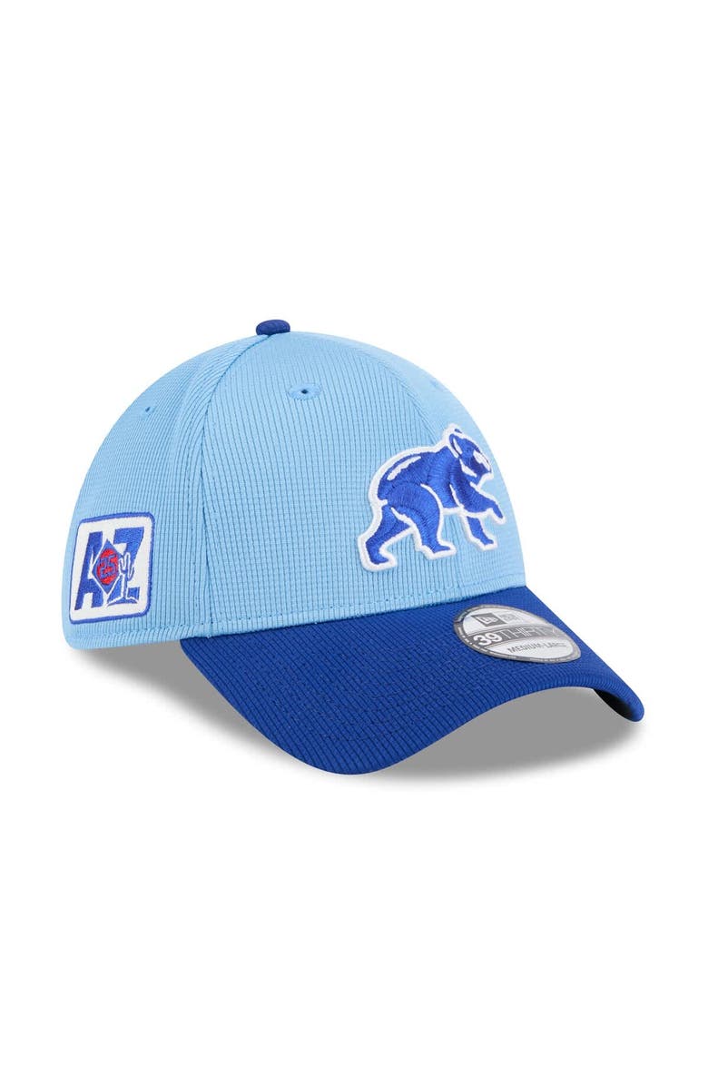 New Era Men's New Era  Light Blue/Royal Chicago Cubs 2025 Spring Training 39THIRTY Flex Hat, Main, color, 