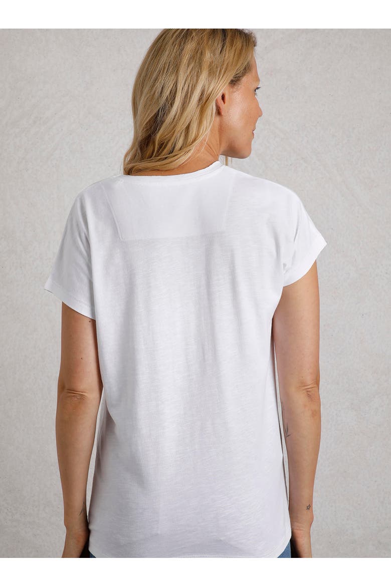 Fly Free Slub Graphic T-Shirt, Alternate, color, White