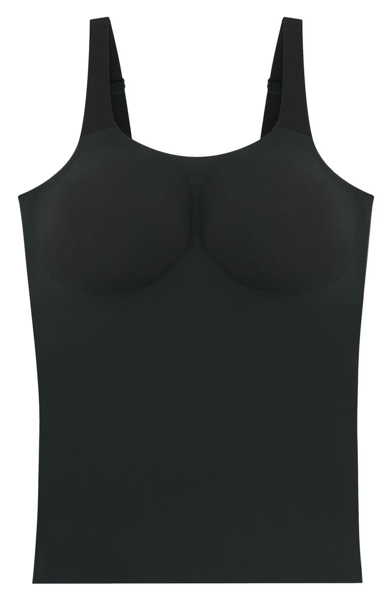 Evelyn & Bobbie Structured Scoop Shaper Camisole, Alternate, color, Black