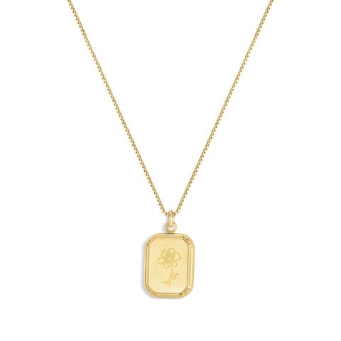 Audrey Birth Flower Necklace