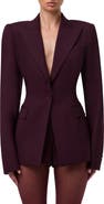Naked Wardrobe One-Button Blazer