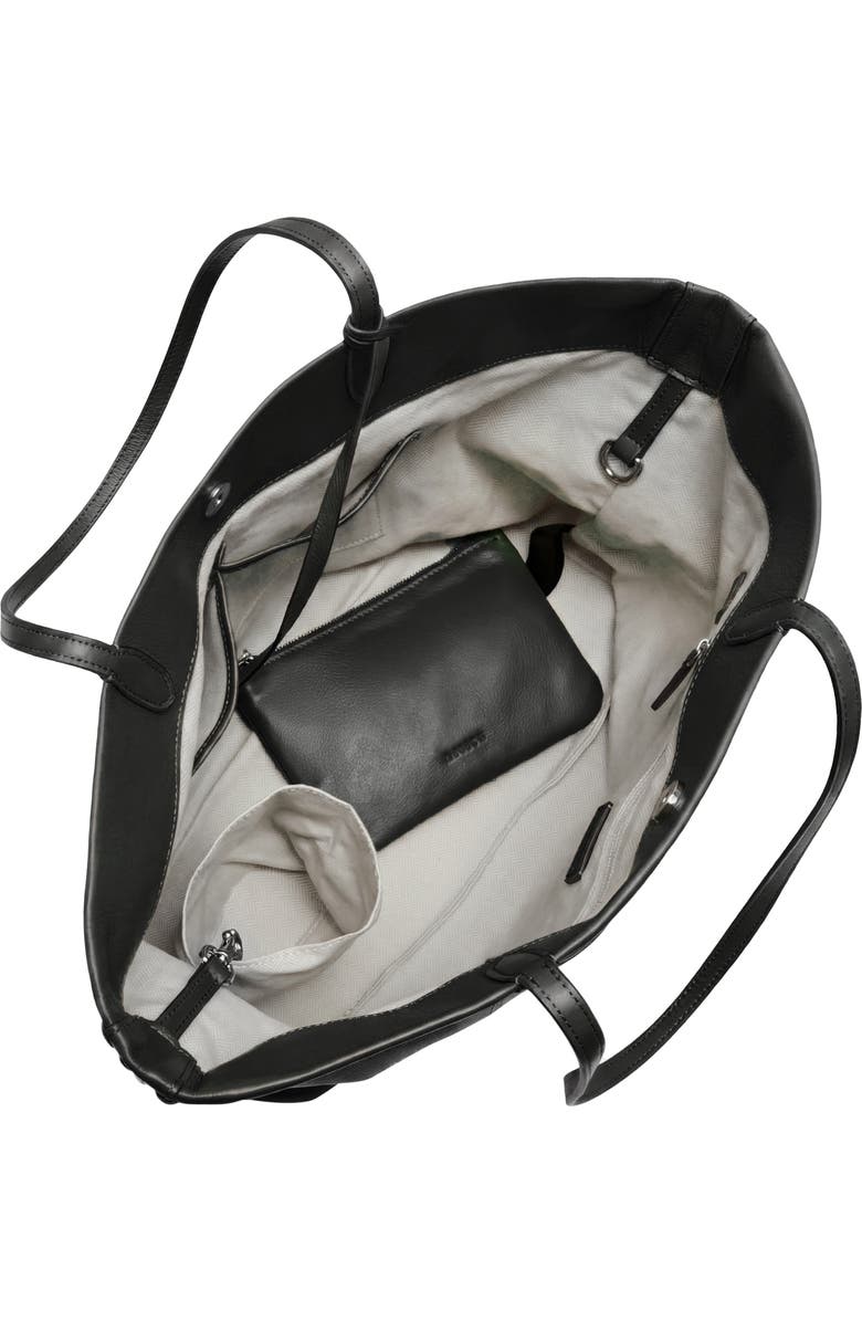 AIMEE All for Love Convertible Leather Shopper Bag, Alternate, color, Black