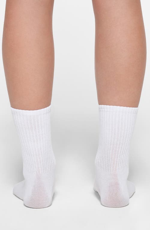 Skims 3-pack Sport Socks In White