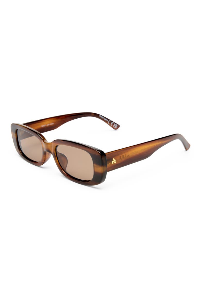Ceres 51mm Rectangular Sunglasses, Alternate, color, CHOCOLATE HAZE