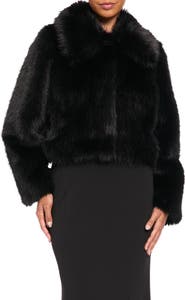 Maggy London Faux Fur Jacket