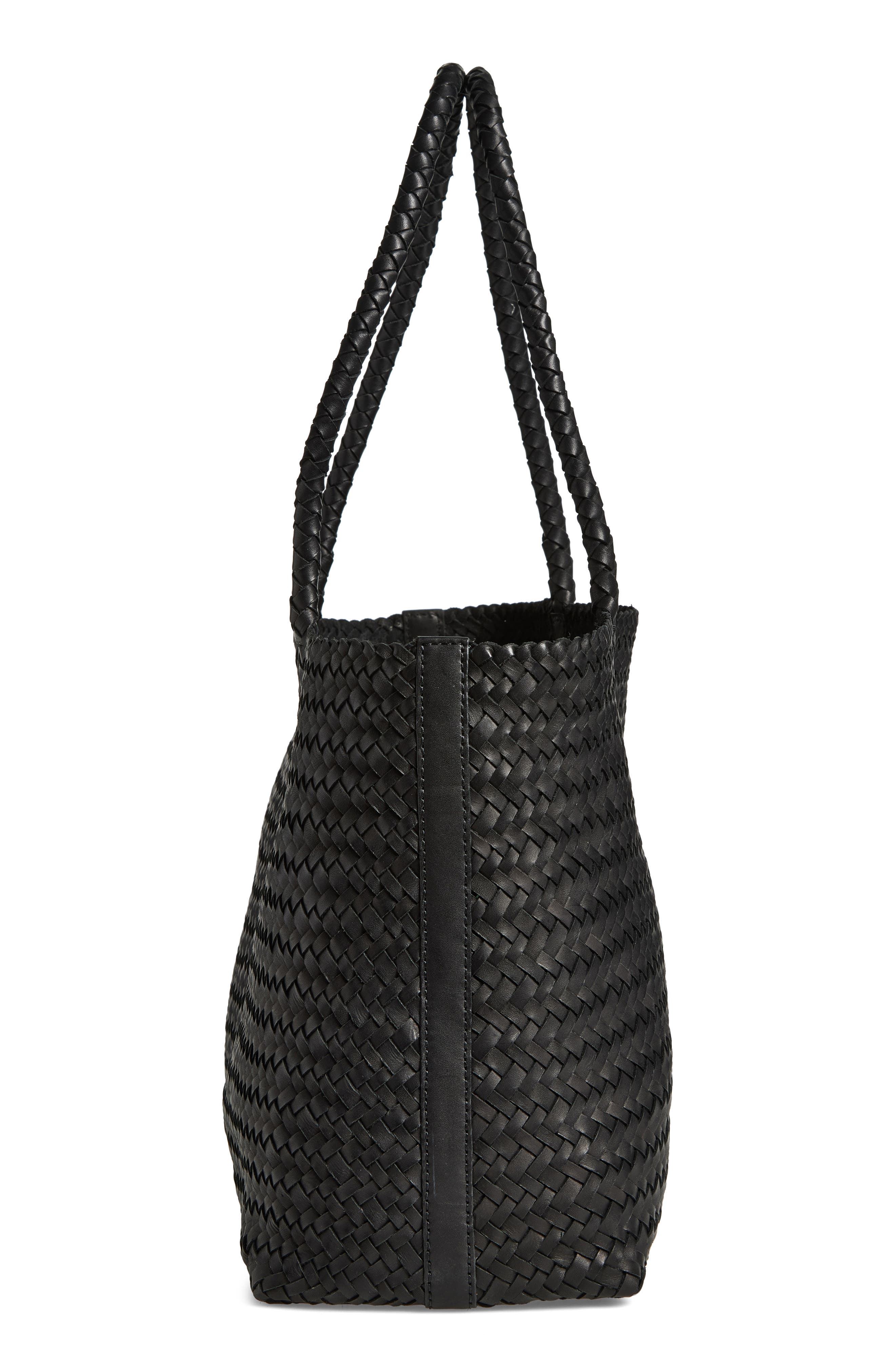 Madewell Handwoven Leather Tote, Alternate, color, 