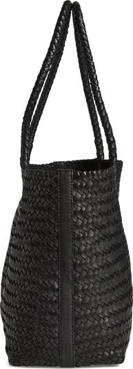 Handwoven Leather Tote