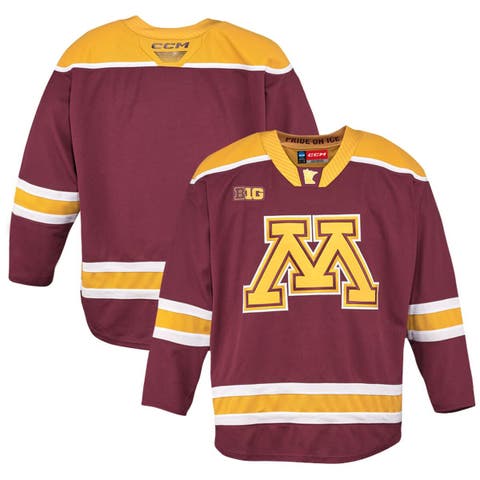 Men
s CCM Maroon Minnesota Golden Gophers Home Replica Hockey Jersey