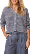 Splendid Haven Openwork Cotton Johnny Collar Cardigan