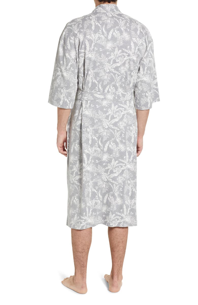 Majestic International Men's Palm Print Robe, Alternate, color,