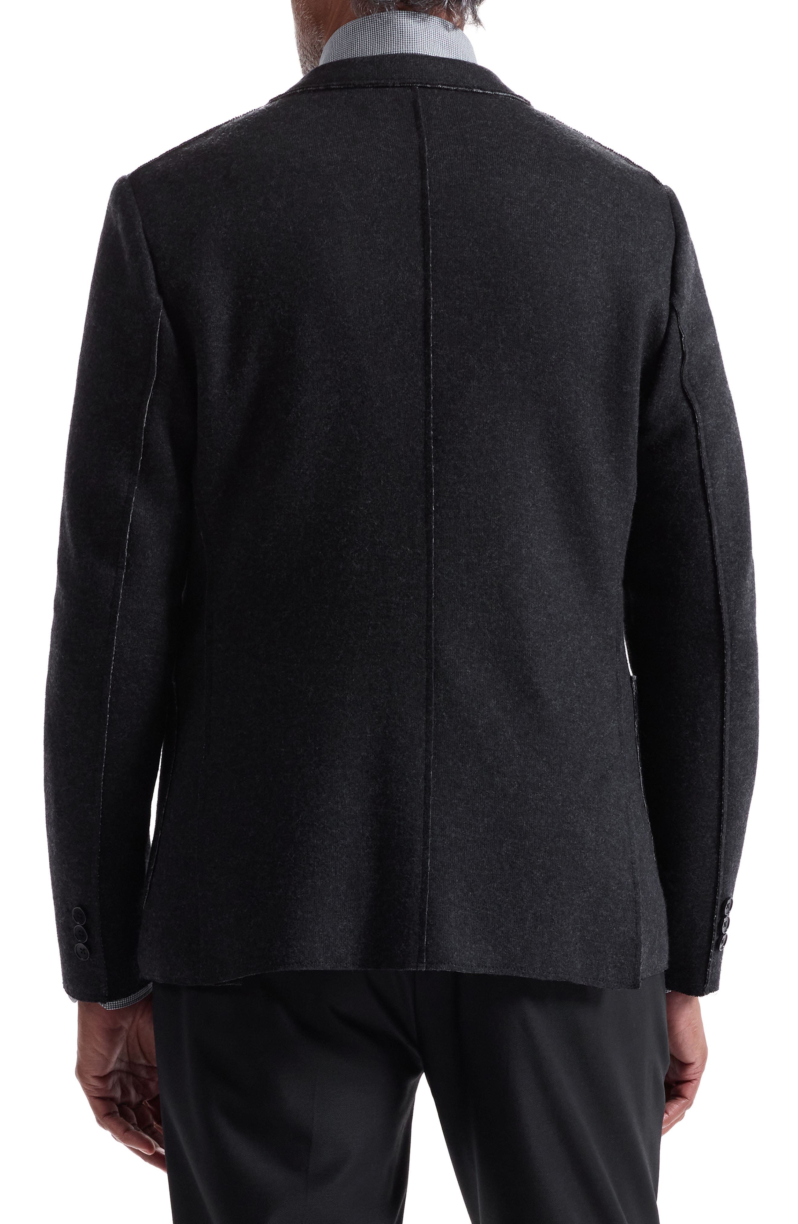 Wool Blend Laser Cut Blazer - image 2