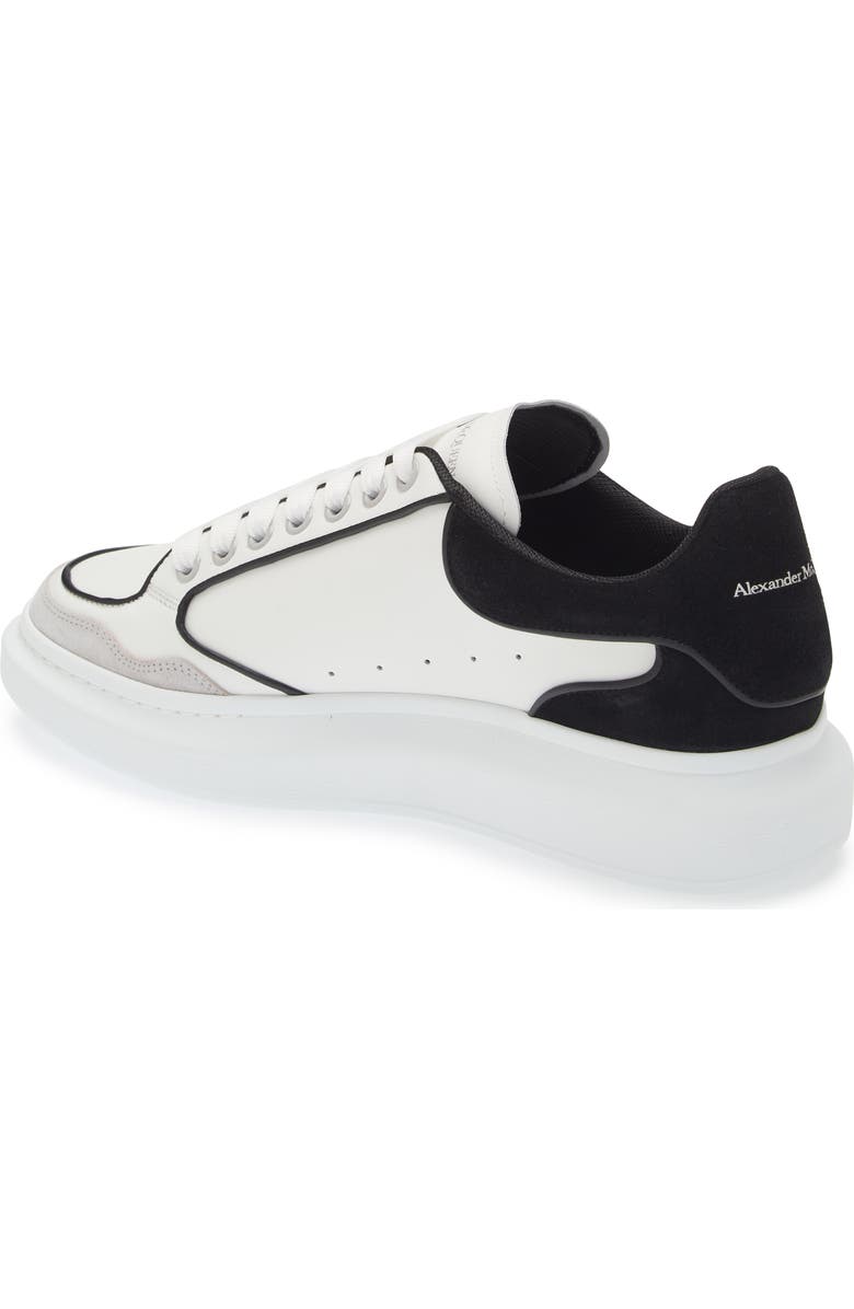 McQueen Oversized Retro Sneaker, Alternate, color, White/ Luna/ Black