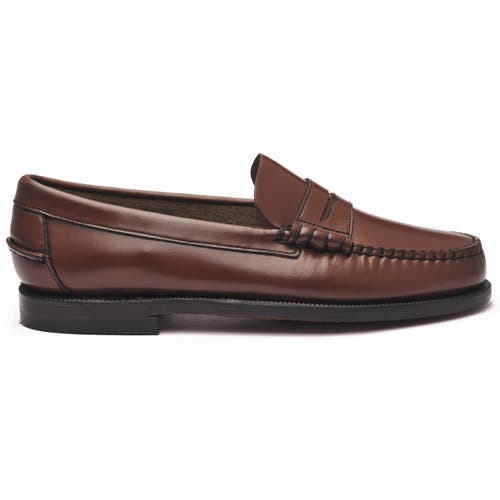 Sebago Dan Casual Lug-sole Penny Loafers In Brown