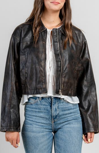 Beivy Moto Jacket In Black