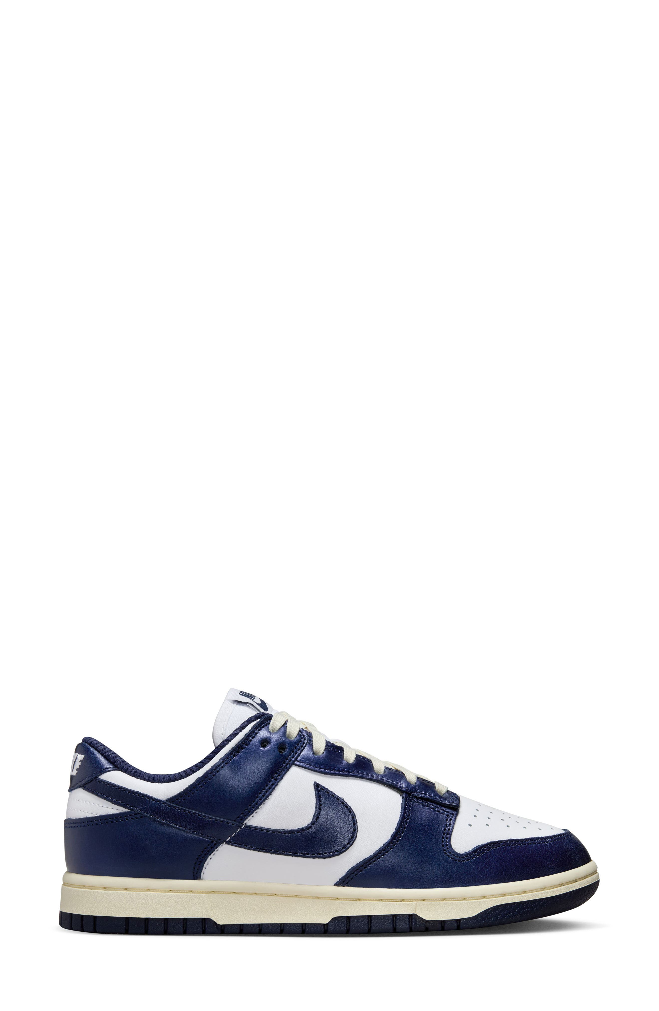 Dunk Low Premium Basketball Sneaker, Alternate, color, WHITE/ MIDNIGHT/ COCONUT MILK