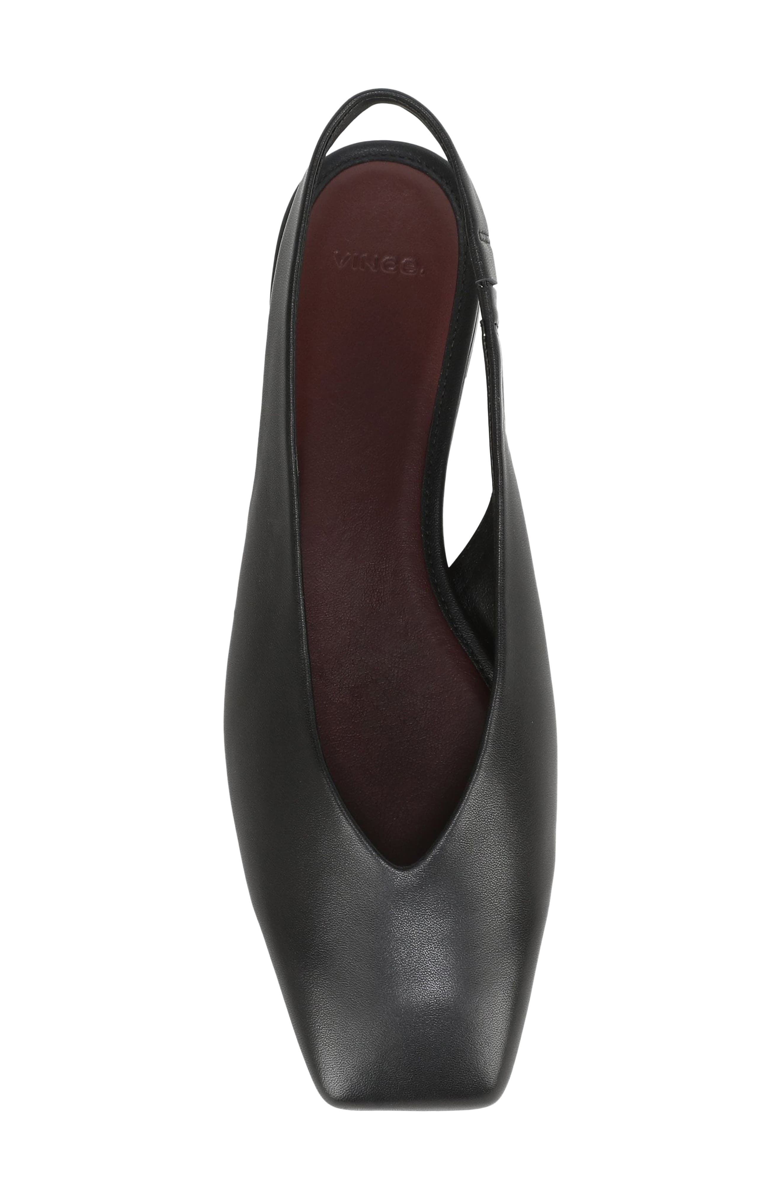Vince Darlina Slingback Flat, Alternate, color, Black