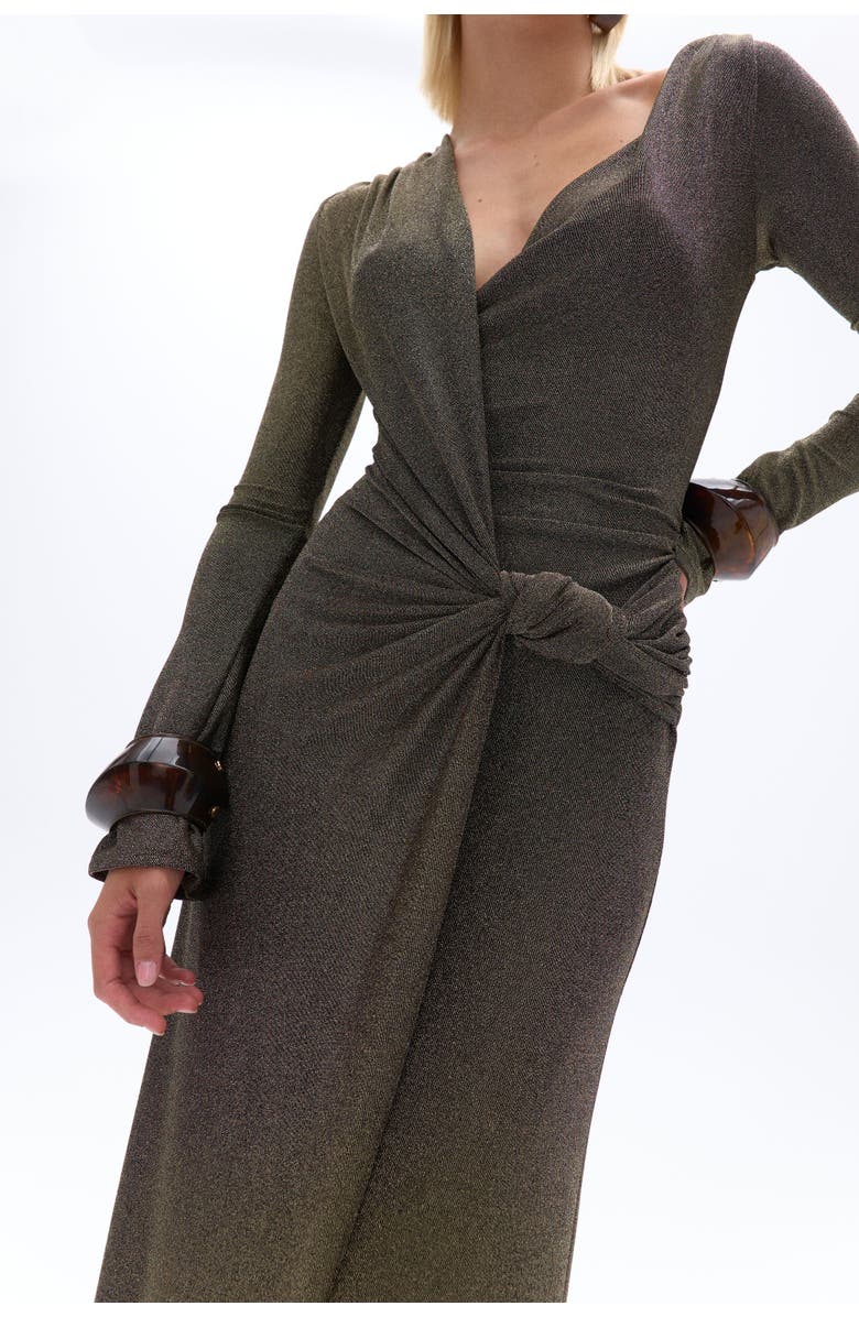 Nocturne Double Breasted Long Dress, Alternate, color, 