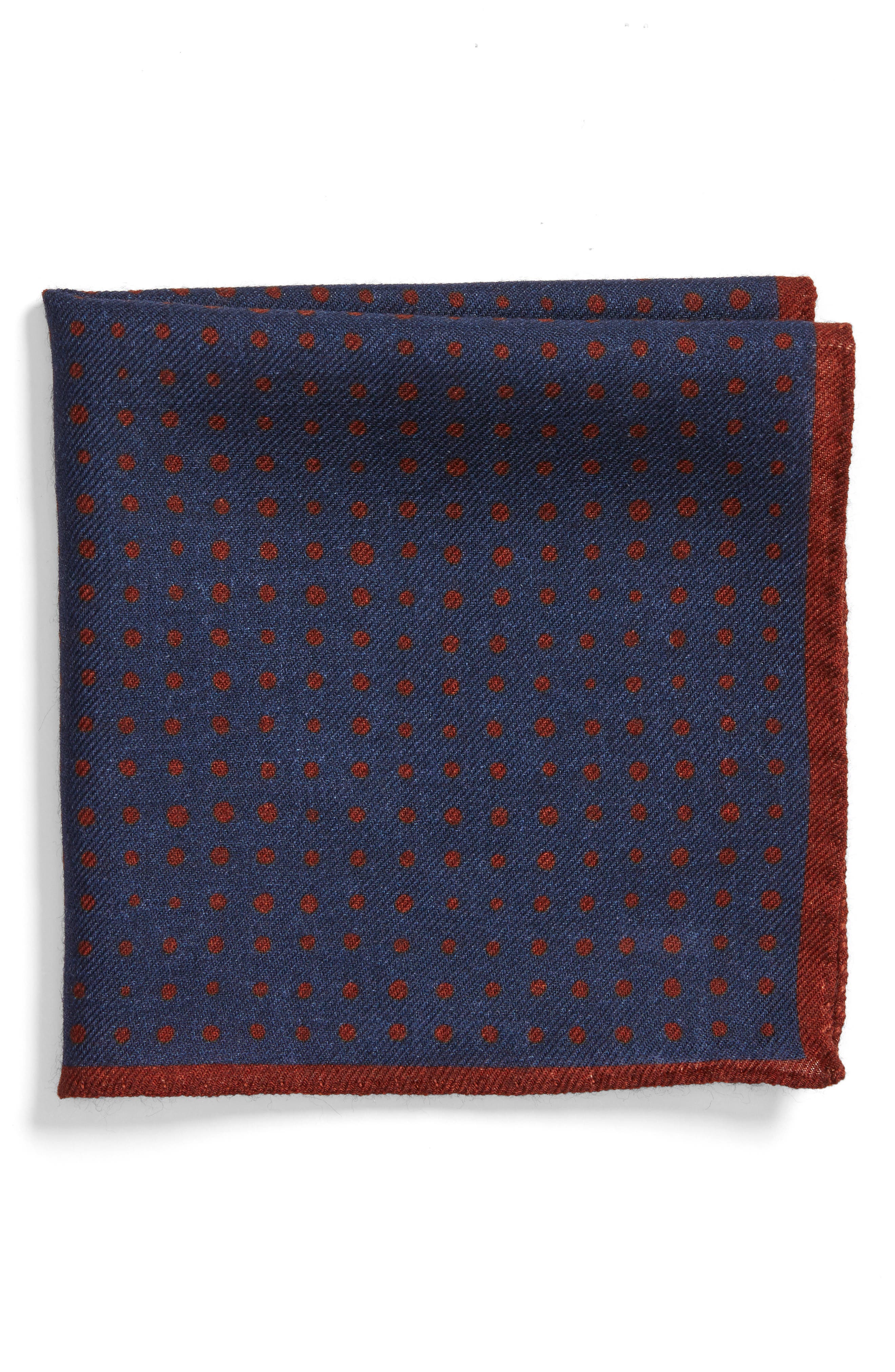 Bonobos Tivoli Dot Wool Pocket Square (Men) | Nordstrom