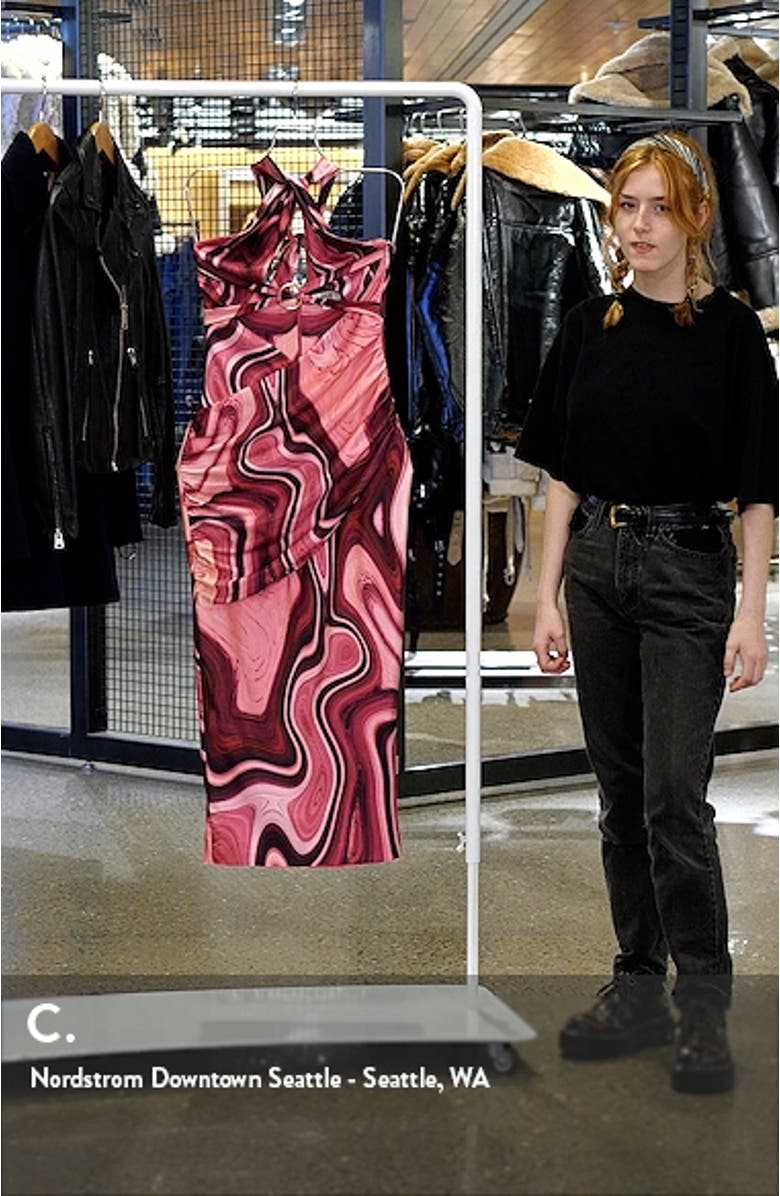 Azelea Halter Neck Midi Dress, sales video thumbnail