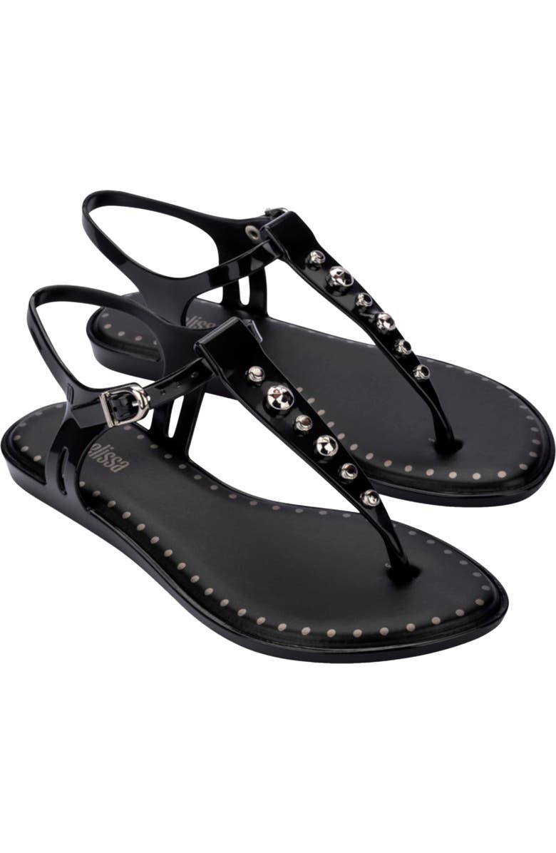 Melissa Solar Boho Ankle Strap Sandal, Main, color, Black